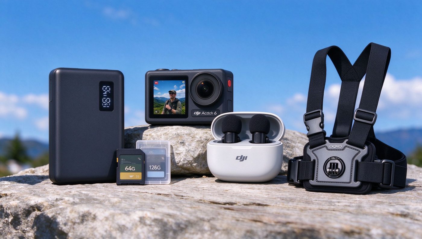 A grab-and-go kit for first-time vloggers